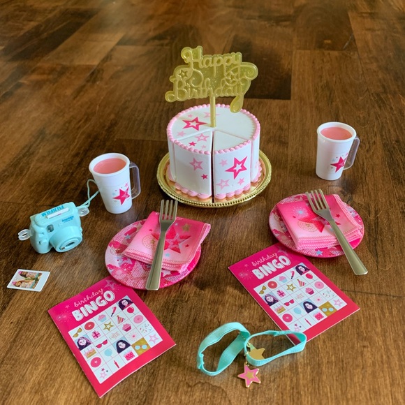 American Girl Doll Retired Birthday Party Set